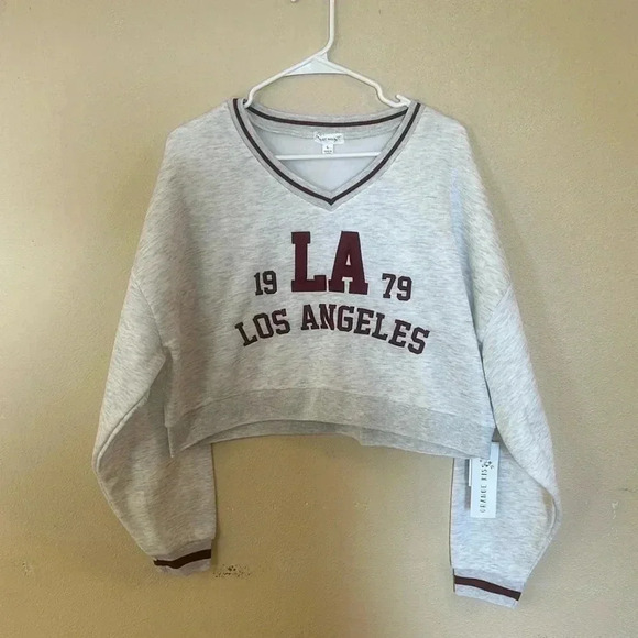 Los Angeles Angels Cropped Sweater - Picture 1 of 4